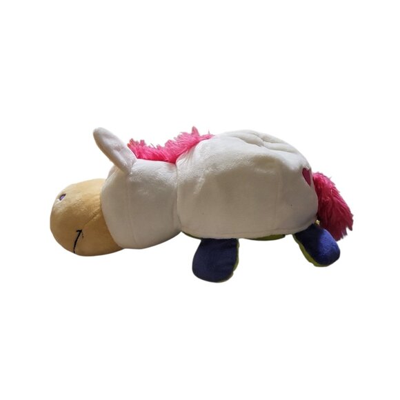 Flip A Zoo Unicorn Dragon Two In One Plush Animal 19" Stuffed Toy Reversible - Picture 5 of 16
